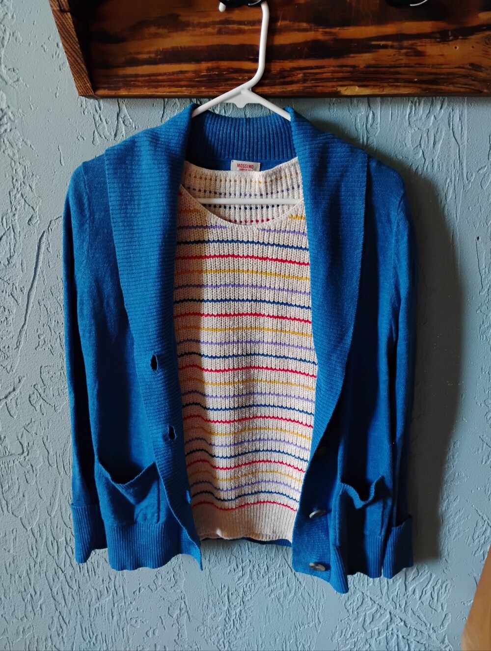 Mossimo Supply Co. cardigan AND vintage Striped X2 Sweaters X1 Price